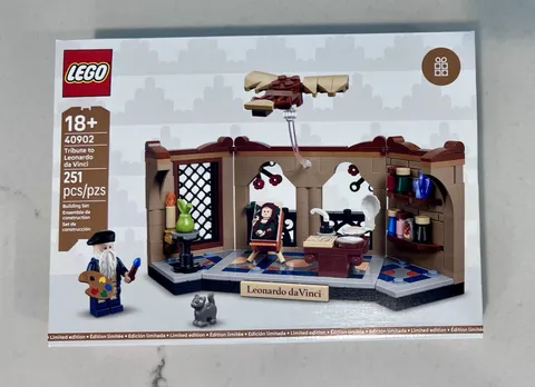 Lego 40902 Tribute To Leonardo Da Vinci GWP Brand New Sealed In Box