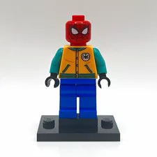 LEGO Spider-Man Bright Light Orange Letter Jacket Super Heroes Avengers sh0757