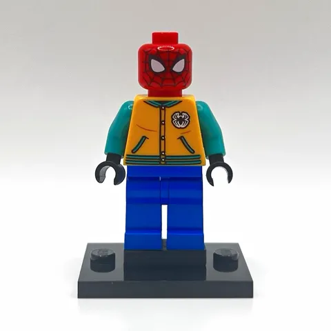 LEGO Spider-Man Bright Light Orange Letter Jacket Super Heroes Avengers sh0757