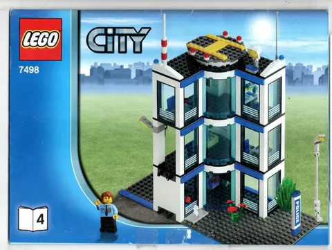 Lego ~  Instructions Manual Booklet Only ~ City 7498 Book 4