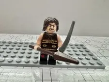 LEGO Prince of Persia Dastan Minifigure w/ Scimitar Sword & Spear Authentic