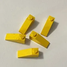 Lego 4286 Yellow Replacement Add-on Parts Pieces Lot of 5