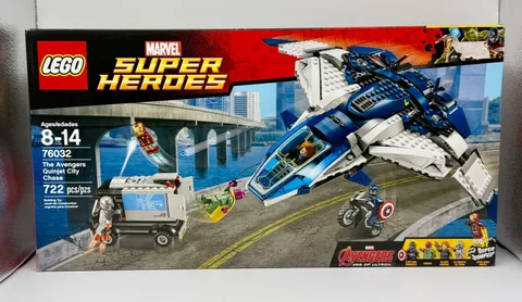 LEGO MARVEL 76032 - THE AVENGERS QUINJET CITY CHASE- NIB - Great Condition!