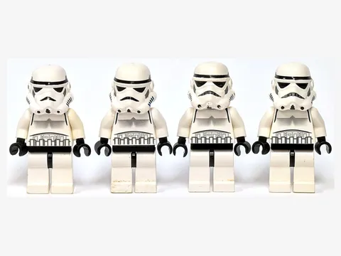 LEGO Star Wars Imperial Stormtrooper Lot of 4 sw0188 Minifigures #5