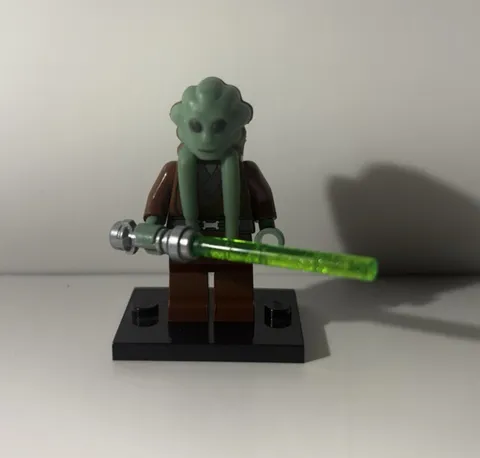 LEGO Star Wars Minifigure SW0163: Kit Fisto with Lightsaber From sets 7661 8088