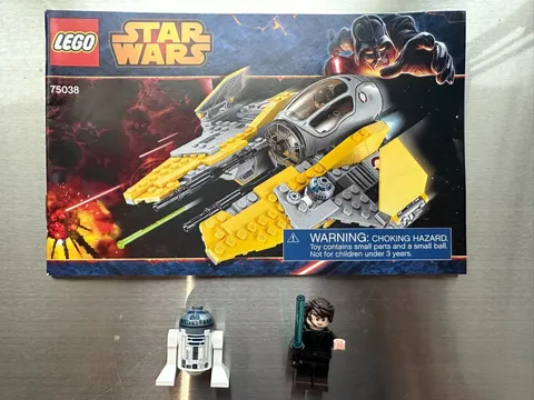 LEGO Star Wars Revenge of the Sith 75038 Jedi Interceptor - Minifigures & MANUAL