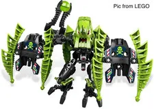 LEGO Hero Factory Villains 7156 Corroder Set & Instructions Complete