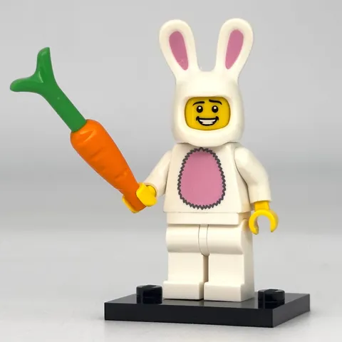 LEGO Collectible Series 7 Bunny Suit Guy Minifigure w/ Carrot col099 8831