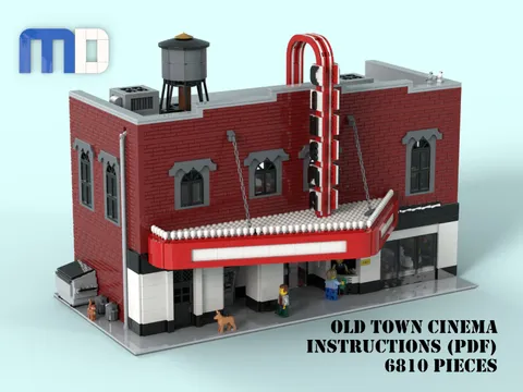 LEGO® Old Town Cinema MOC - Digital Instructions only (PDF)!