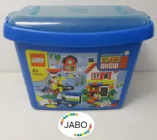 (R4/10) LEGO Storage Box Storage Box with Lid Blue