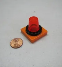 Lego Duplo Orange Emergency Siren Light Lights Firetruck Ambulance Construction