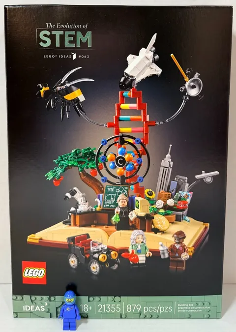 LEGO (21355) Ideas: #063 The Evolution of STEM - New Sealed - Fast Ship Science