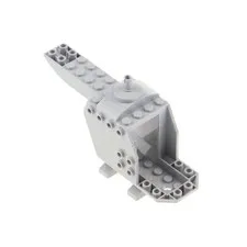 1x LEGO Helicopter Fuselage 14x4x5 Gray Top Pin 6223113 18929c01