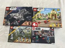 Lego Lot 75267, 75345, 75346 & 75358 Star Wars Four Sets All New In Box!!!