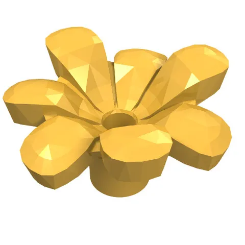 5x LEGO® Part 32606 - Plant Flower with Bar and Small Pin Hole