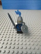 LEGO Black Falcon Mini-figure Customized With Armor, Shield, Sword, And A Helmet
