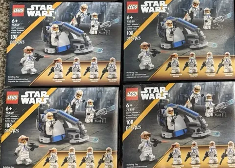 LEGO Star Wars: 332nd Ahsoka's Clone Trooper Battle Pack (75359) QTY 4