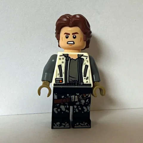 LEGO Han Solo Minifigure Star Wars 75209 sw0915 CMF lot Rare Retired