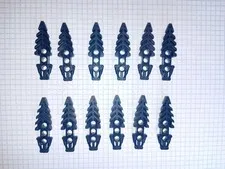 12 pieces Bionicle Lego 50858 Dk Blue Visorak Foot with 3 pin holes Genuine Lego