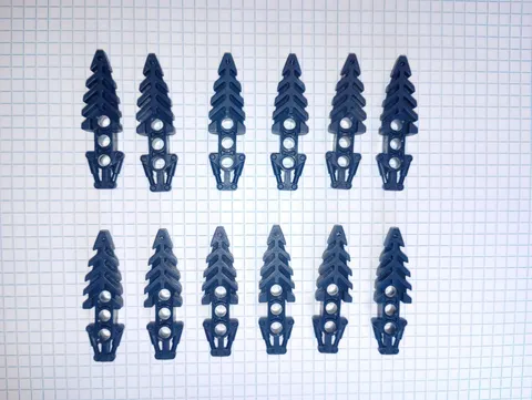 12 pieces Bionicle Lego 50858 Dk Blue Visorak Foot with 3 pin holes Genuine Lego