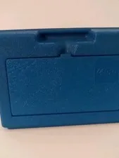Vintage 1983 LEGO Blue Hard Plastic Carrying Storage Case Box Bin Suitcase