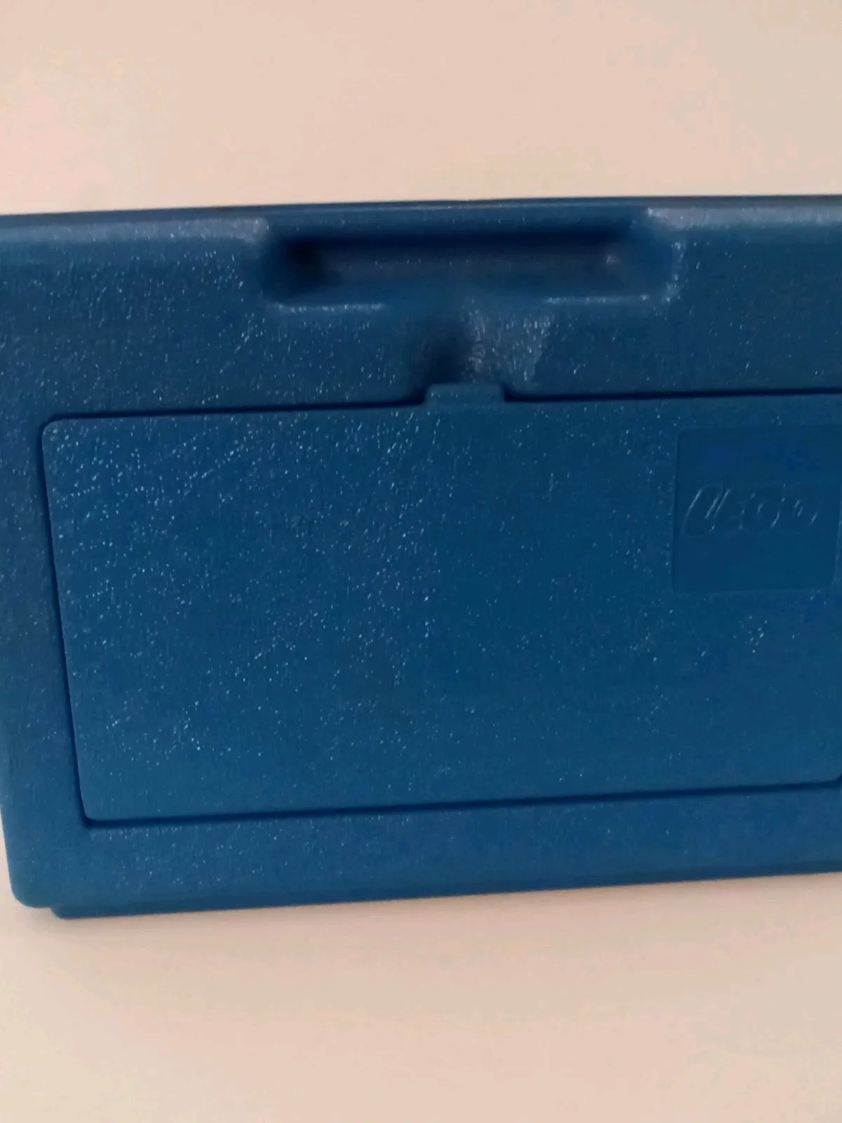 Vintage 1983 LEGO Blue Hard Plastic Carrying Storage Case Box Bin Suitcase