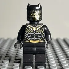 LEGO Erik Killmonger Minifigure sh0477 76099 Marvel Super Heroes CMF Lot 2M
