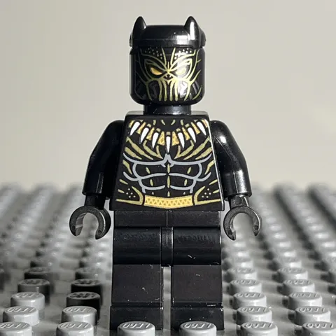 LEGO Erik Killmonger Minifigure sh0477 76099 Marvel Super Heroes CMF Lot 2M