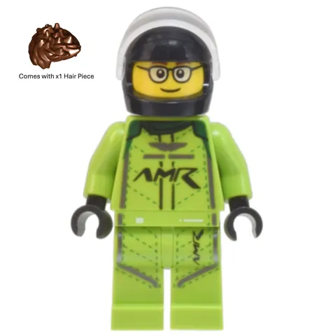 LEGO Speed Champions Aston Martin GT3 Driver Minifigure sc099 Helmet New