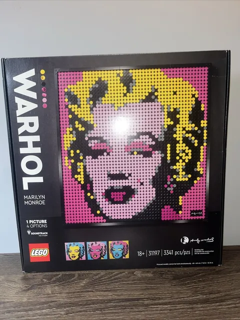 LEGO Art: Andy Warhol's Marilyn Monroe (31197) Factory Sealed Retired