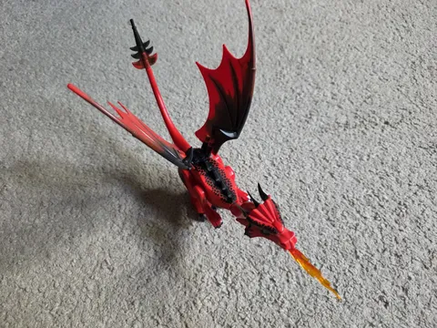 LEGO Castle - Red Dragon Mini Figure From Set 70403 Dragon Mountain