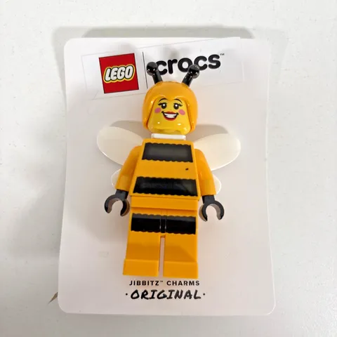 LEGO Bumblebee Minifigure Crocs Jibbitz Charm - NEW