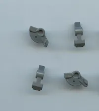 Star Wars LEGO x4 Dark Bluish Gray Projectile Launcher Part Trigger for Blaster