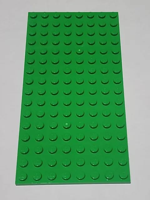 LEGO Plate Bright Green ● 8 X 16 ● # 92438 ● QTY 1