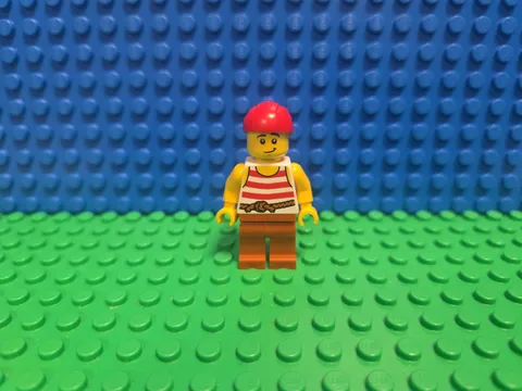 Lego Pirate Minifigure Red Bandana Pirates 31109 pi187 CMF Lot Rare Retired HTF
