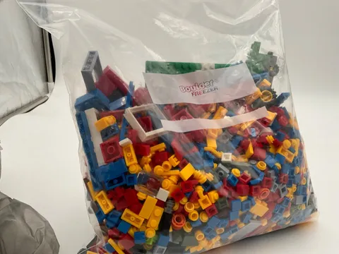 1.5 LB Genuine LEGO Bulk Lot Bricks Plates Windows Wheels Baseplates Mixed Piece