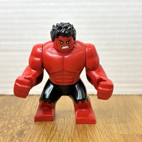 LEGO Red Hulk Bigfig Minifigure Marvel Super Heroes READ