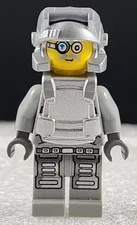 LEGO Power Miners Brains Silver Armor Minifigure 8190