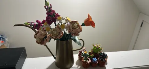 Mixed Lot Of Lego Botanical Flowers Bouquet Parts Pieces & Other Designs 
