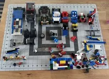 Mostly LEGO Bulk Lot Mixed Toy Vehicles Cars 4 Mini Figs Not Complete Set