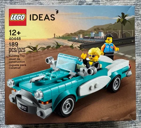 LEGO Ideas: Vintage Car (40448) - IT'S VINTAGE, THERE IS A SURFBOARD!!