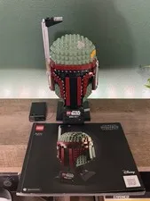 LEGO Star Wars: Boba Fett Helmet (75277) With Light Kit.