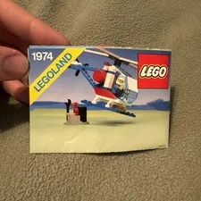LEGO Flyercracker USA #1974-2, Legoland Instructions ONLY - 1989 Triple Pack 
