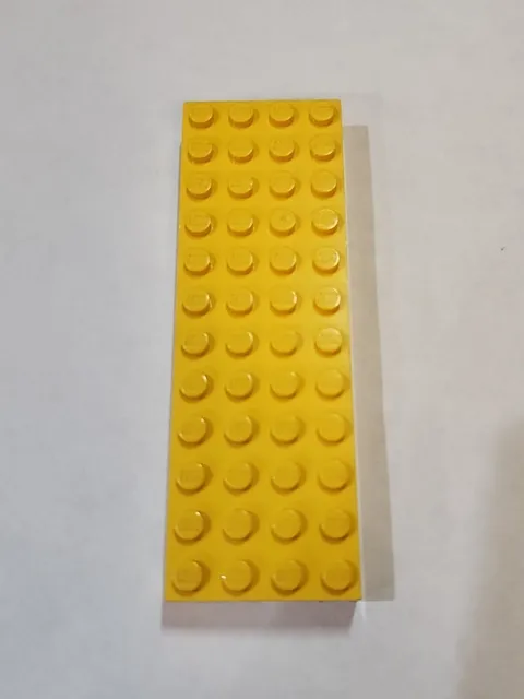 LEGO ● 4x12 Brick ● Yellow ● Part 4202 / 60033 ● Thick Plate ● QTY 1