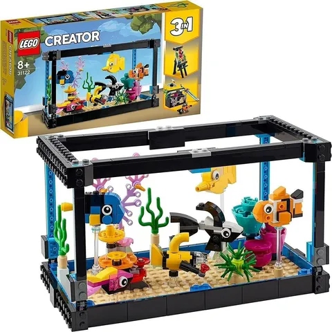 LEGO CREATOR: Fish Tank (31122) MISSING PIECES, NO BOX OR GUIDE
