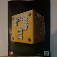 LEGO 71395 Nintendo 64 Super Mario Question Mark Instruction Guide MANUAL ONLY