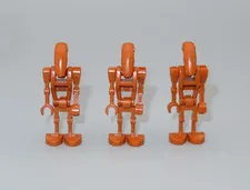 LEGO Star Wars Battle Droids dark orange lot minifigures 75019 75077