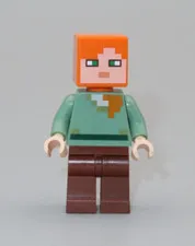 LEGO Minecraft Alex minifigure 21128 21152 21170 21121