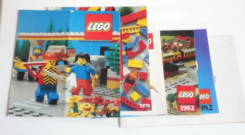 6 Vintage Dutch Lego Catalogs 1978 1979 1981 1982 1983 Holland