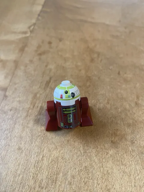Lego Star Wars Astromech Droid, R7-A7 - Dark Bluish Gray Rectangles Minifigure